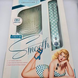 Paul Mitchell hair straightener and hair brush